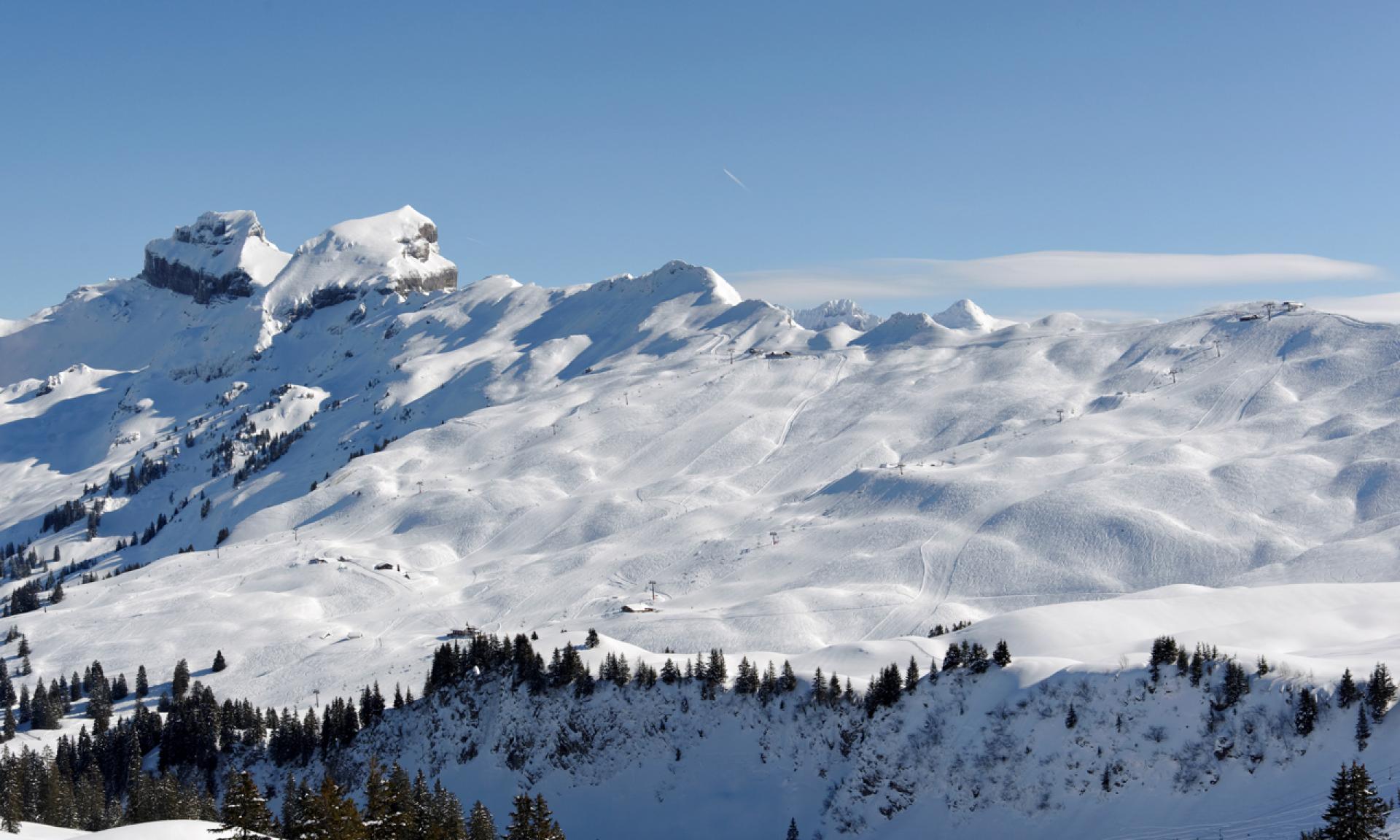 Hoch-Ybrig in Winter