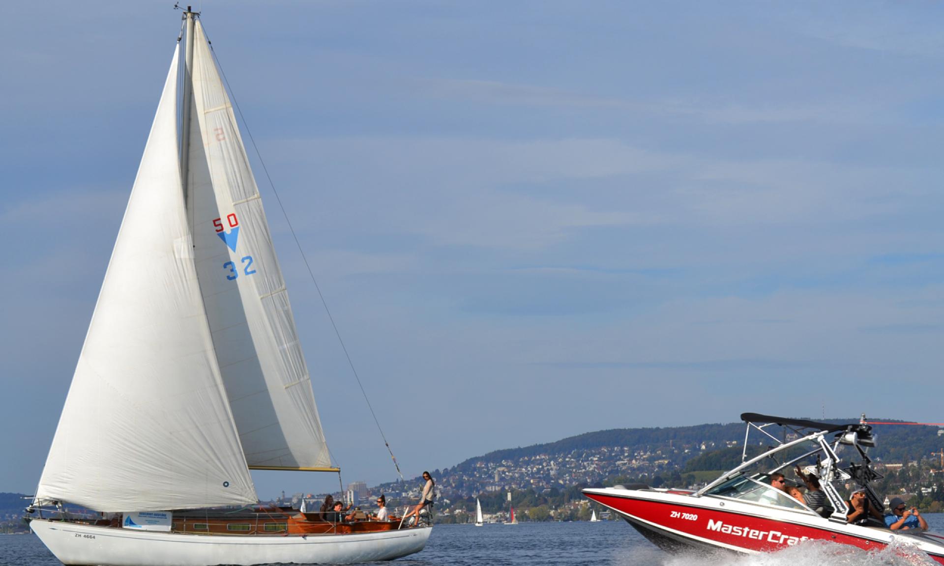 Upwind-Sailing – Segeln mit einer Oldtimeryacht auf dem Zürichsee