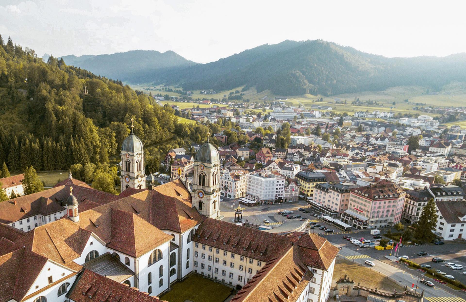 Einsiedeln von oben