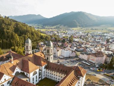 Einsiedeln von oben