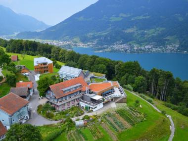 Aussenansicht des Seminarhotel Lihn am Walensee